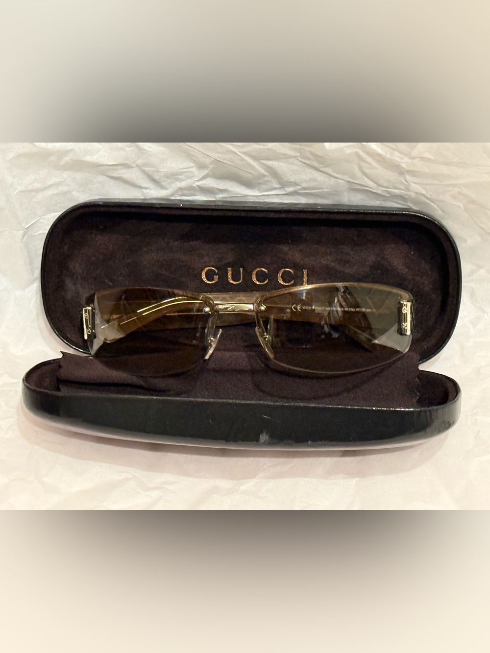 Brown Gucci sunglasses - Picture 12 of 13